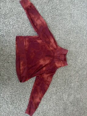 Warm Maroon Fleece Hoodie